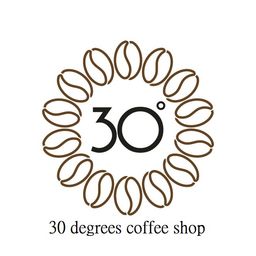 30 degrees coffee shop logo