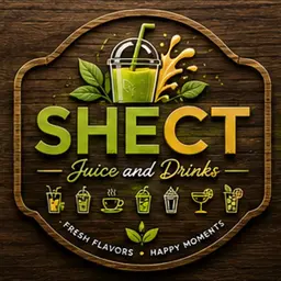 shect juice and drinks logo