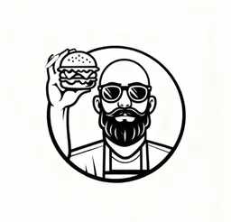 Red Burger logo
