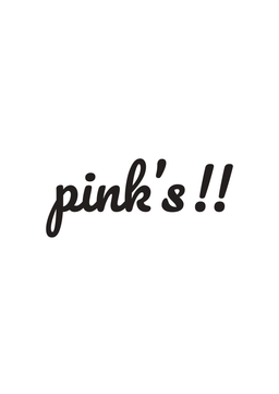 pinks burger logo