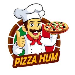 Hmm pizza logo