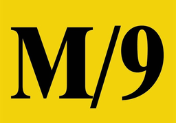 M / 9 logo