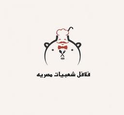 Egyptian popular falafel logo
