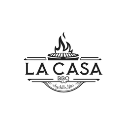 LA CASA BBQ logo