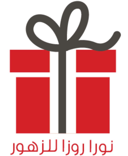 Nora roza Flower logo