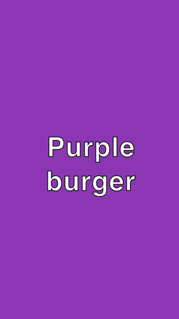purple burger logo