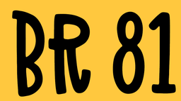 بي ار ٨ ١ logo