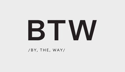 باي ذا وي - Btw By The Way logo