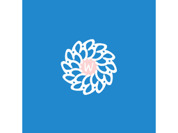 الغلاف الازرق للزهور logo