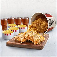 Ala King Zinger Steak Bucket Meal