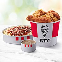 Bucket of 6 with Spaghetti Platter