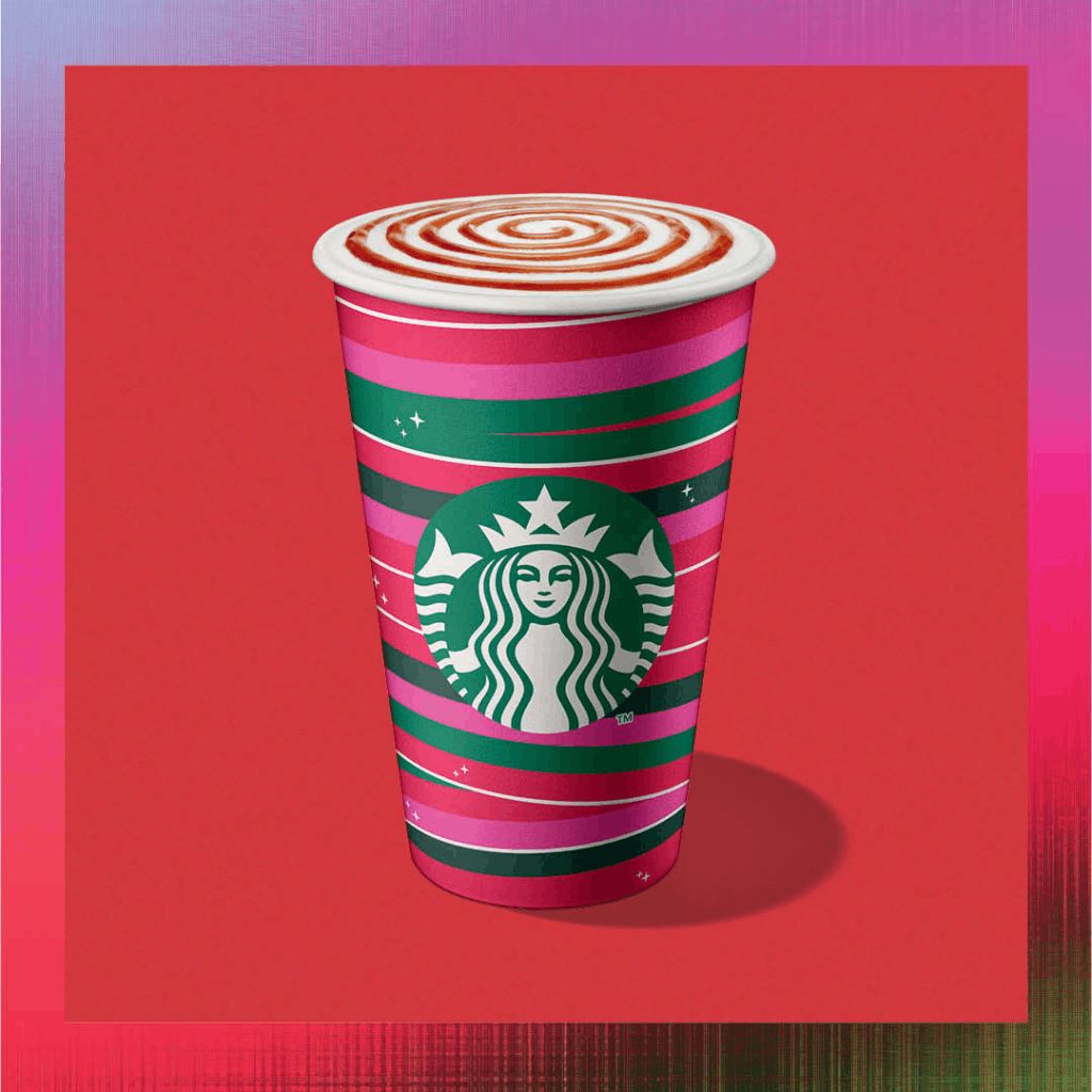 Starbucks Japan, Origami, Reusable Cold Cup, Iced Coffee Blend, 1 stick &  Cup