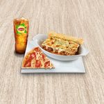 Lasagna Supreme with Pizza w/ Drink
