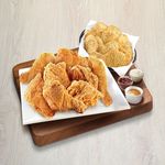 8 pcs. Chicken & Large Potato Waves