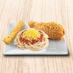 Cheesy Spaghetti Chicken Combo, No Drink