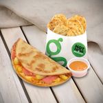 Hawaiian Overload Pizzawrap Value Meal w/ Regular Potato Waves
