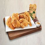 2 pcs. Chicken & Medium Potato Waves