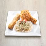 Creamy Bacon Carbonara Chicken Combo, No Drink