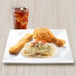 Creamy Bacon Carbonara Chicken Combo w/ Drink