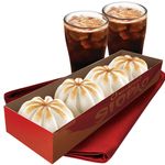 4-pc. Fried Asado Siopao Box with Drinks