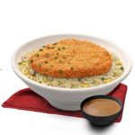 Chicken Chop w/ Gravy & Egg Fried Rice