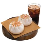 2-pc. Pre-Assorted Fried Siopao with Drink