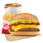 Amazing Aloha Champ Jr. w/ Fries & Drink