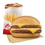 Double Cheesy Yumburger w/ Fries & Drink