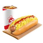 Cheesy Classic Jolly Hotdog w/ Drink