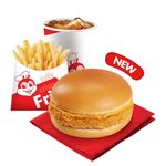 Golden BBQ Crunchy Chicken Sandwich w/ Fries & Drink