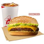 Amazing Aloha Champ Jr. w/o Bacon w/ Drink