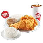 1pc Chickenjoy, Double Rice & Regular Iced Tea