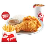1 - pc. Chickenjoy w/ Fries w/ Drink