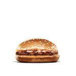 Flame-Grilled BBQ Hamburger