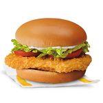 Crispy Chicken Sandwich with Lettuce & Tomatoes