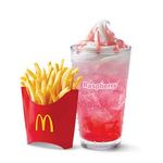 Medium Fries & Raspberry McFloat Combo