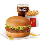 Burger McDo with Lettuce & Tomatoes with Small Fries and Drink