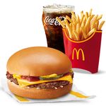 Cheeseburger w/ Fries Large Meal