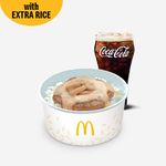 Sulit Busog 1-pc Mushroom Pepper Steak with Extra Rice Meal