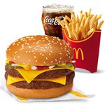 Double Quarter Pounder w/ Cheese w/ Fries Large Meal