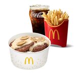 2-pc. Mushroom Pepper Steak w/ Fries Large Meal