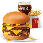 Triple Cheeseburger w/ Fries Small Meal