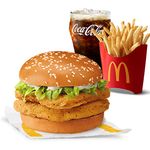 Double McChicken w/ Fries Medium Meal