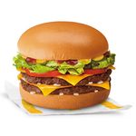 Double Cheeseburger with Lettuce & Tomatoes