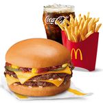 Double Cheeseburger w/ Fries Medium Meal