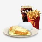 Crispy Chicken Fillet Ala King w/ Fries Large Meal