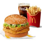 Double McChicken w/ Fries Large Meal