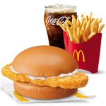 Crispy Chicken Sandwich w/ Fries Medium Meal