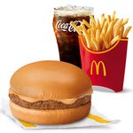 Burger McDo w/ Fries Large Meal
