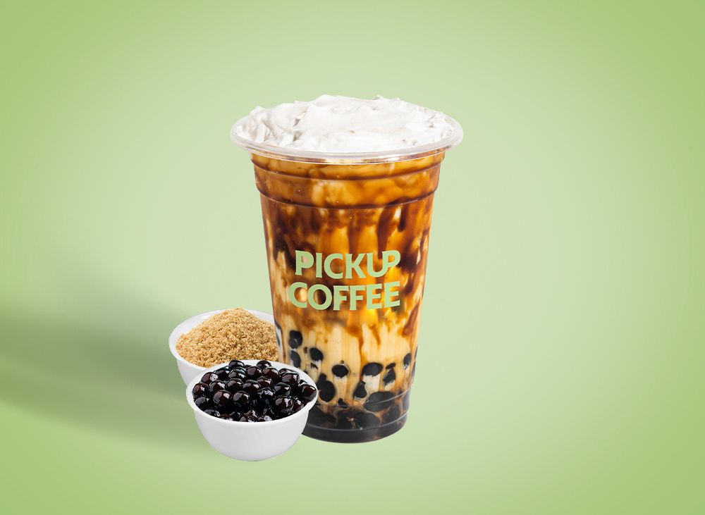 Brown Sugar Boba Milk (w/ Cream Mousse)